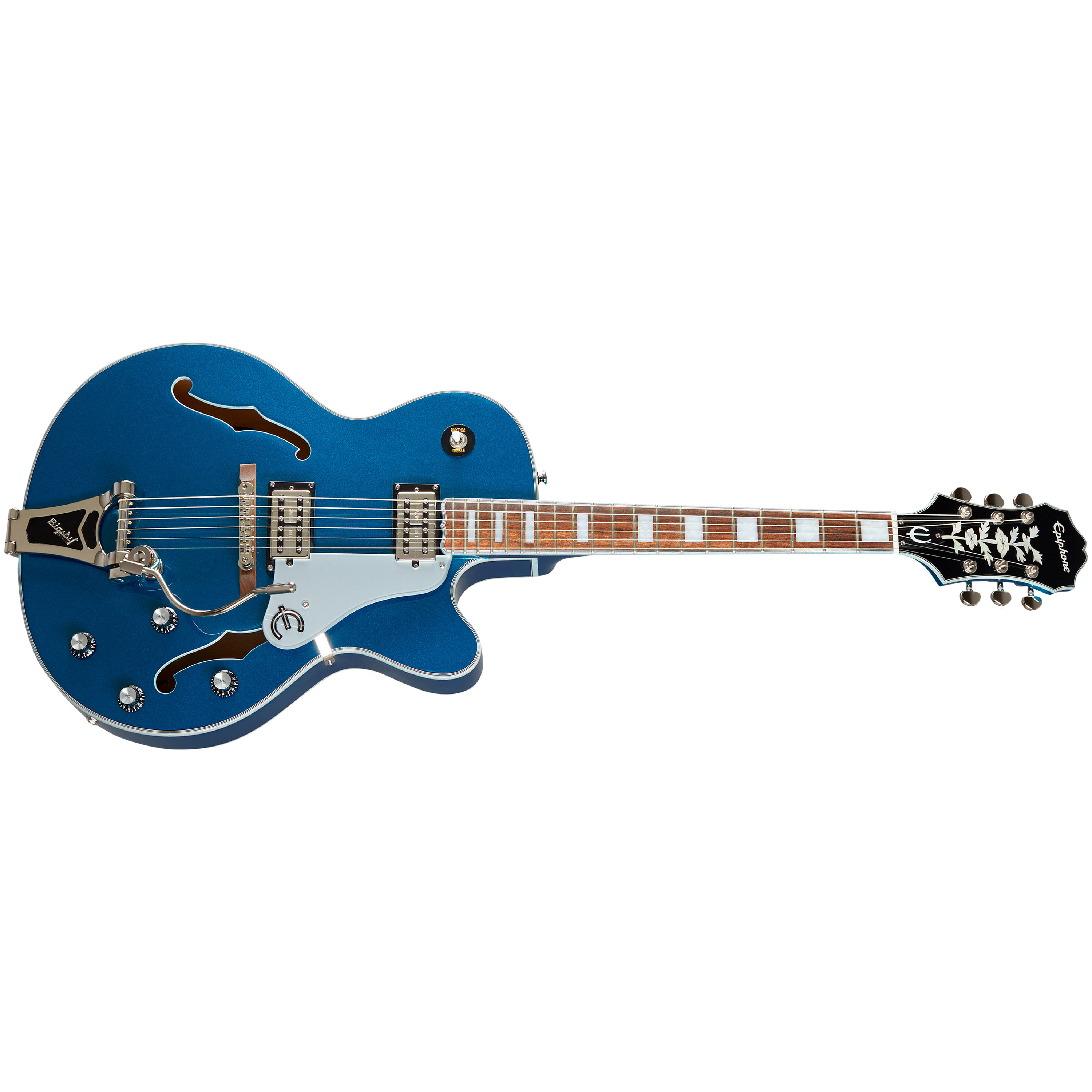 Epiphone Emperor Swingster Delta Blue Metallic - Guitare demi-caisse ...