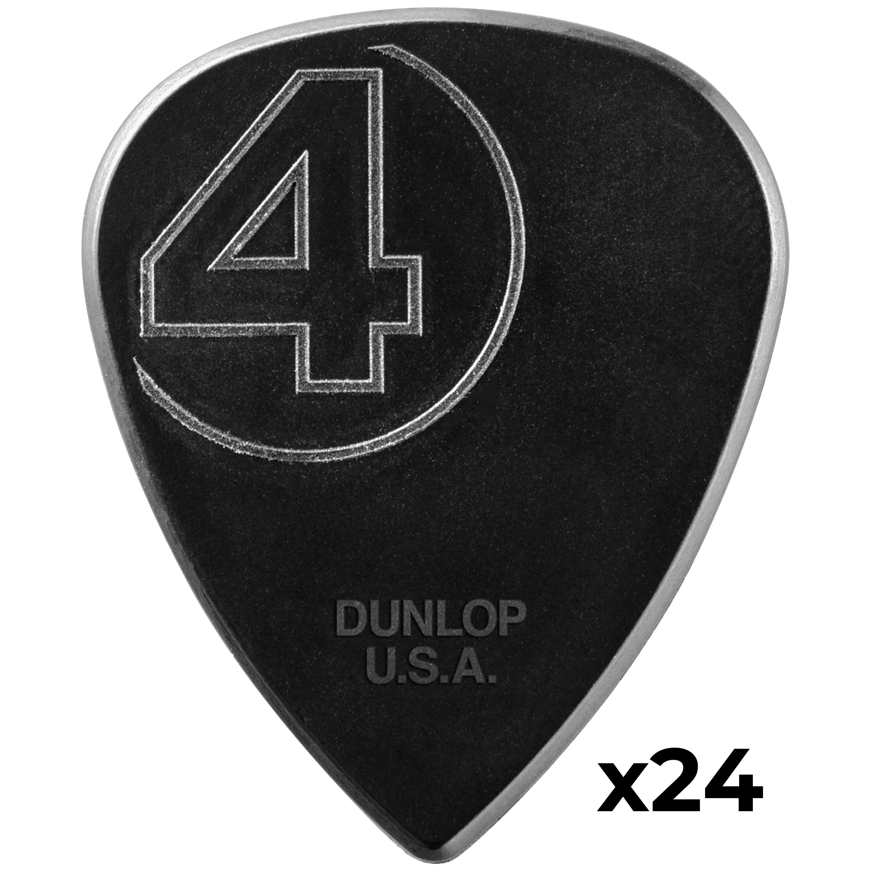 Dunlop 475R1 Lot De 24 Médiators 1.0 Mm – Picks Galbés Lexan Pour Attaque Puissante Et Vitesse