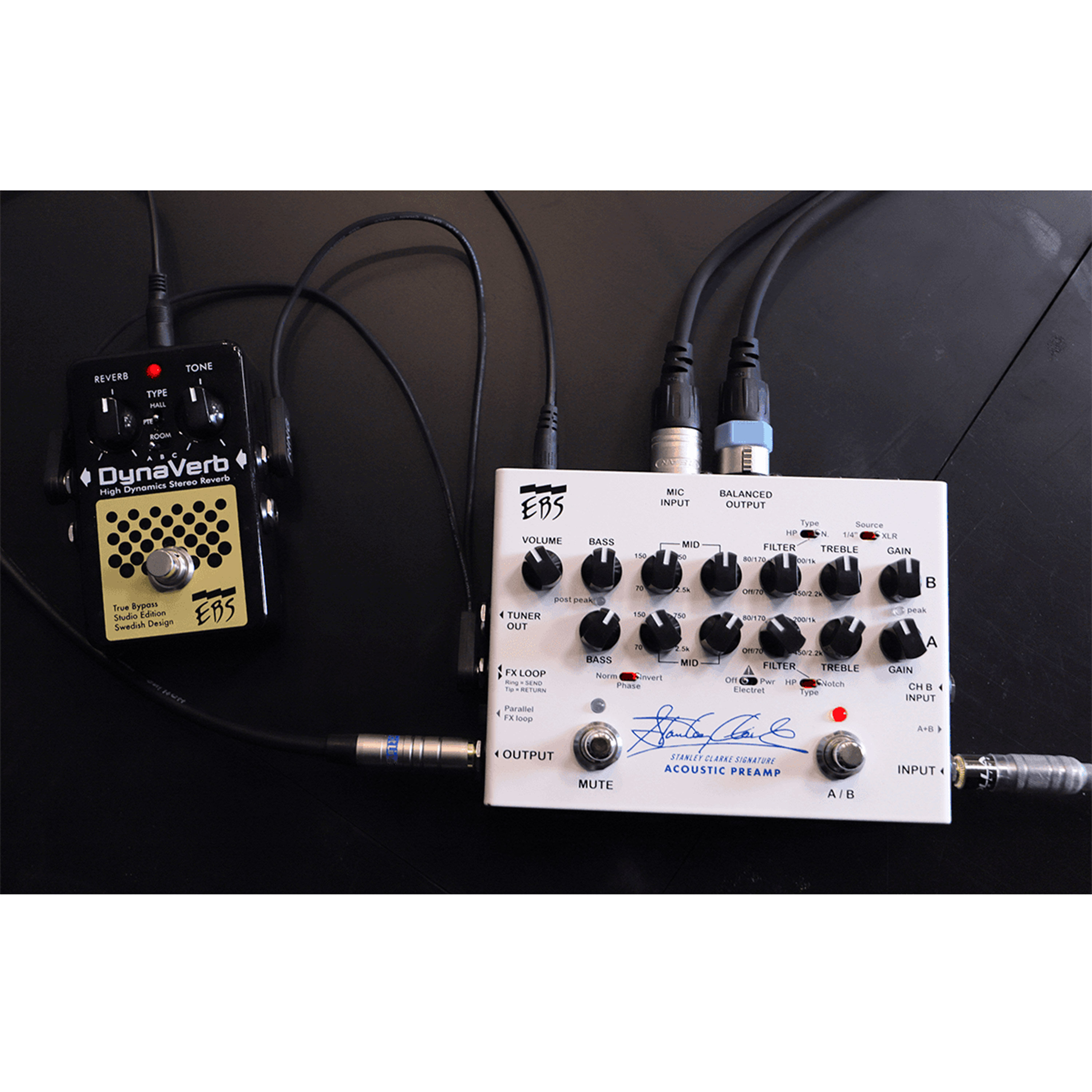 EBS Stanley Clarke Signature Acoustic Preamp Electro Acoustic Guitar