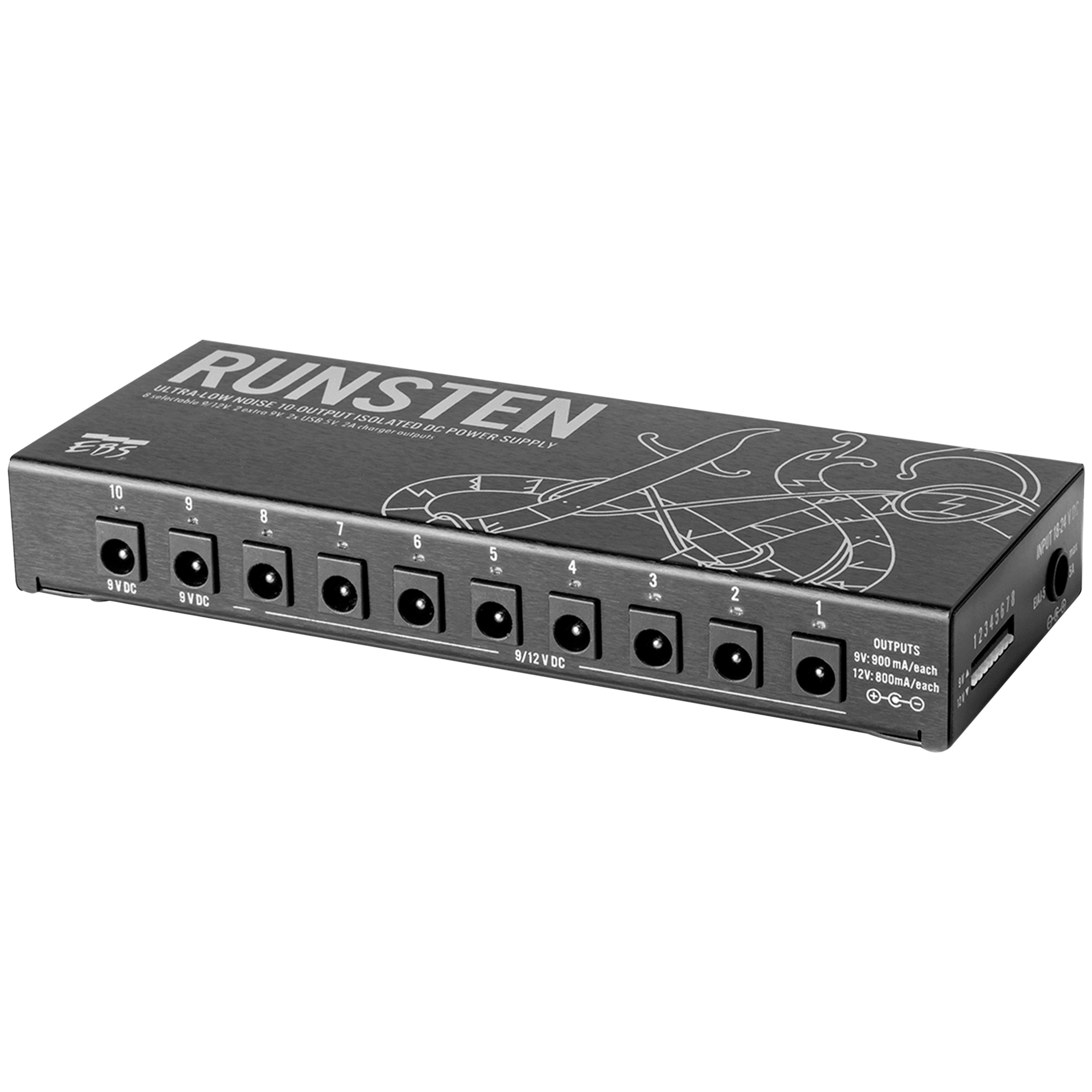 EBS Runsten Multi DC Power Supply Pedal Power en