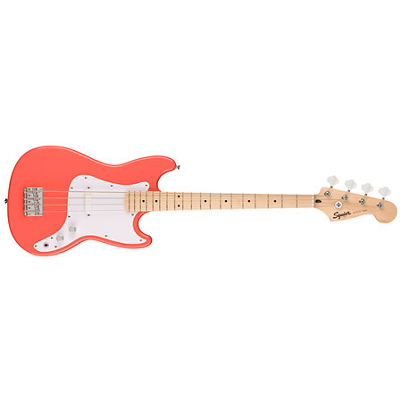 Sonic Bronco Bass Tahitian Coral Squier by FENDER