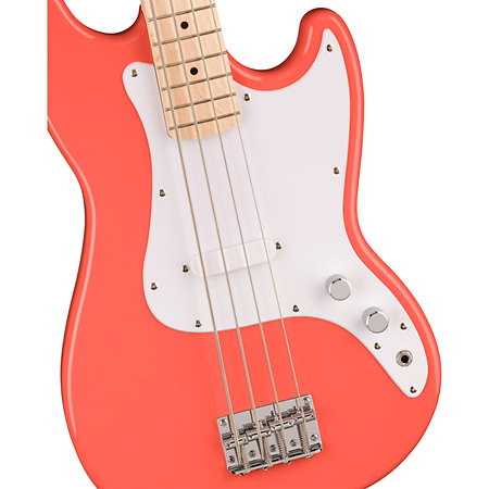 Sonic Bronco Bass Tahitian Coral Squier by FENDER