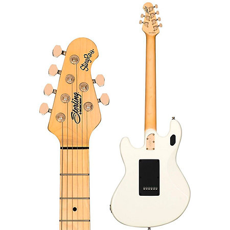 Jared Dines StingRay Olympic White Sterling by Music Man
