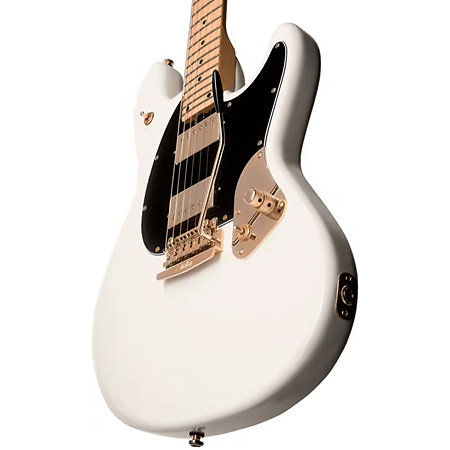 Jared Dines StingRay Olympic White Sterling by Music Man