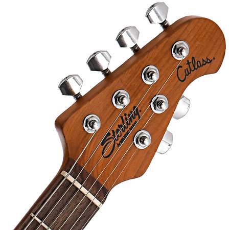 Cutlass CT50HSS Daphne Blue Satin Sterling by Music Man