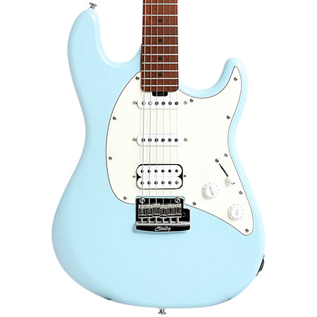 Cutlass CT50HSS Daphne Blue Satin Sterling by Music Man