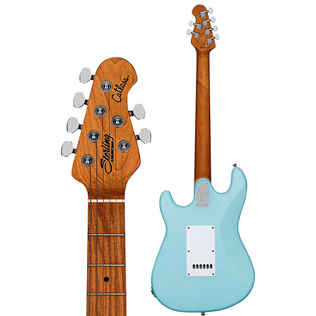 Cutlass CT50HSS Daphne Blue Satin Sterling by Music Man