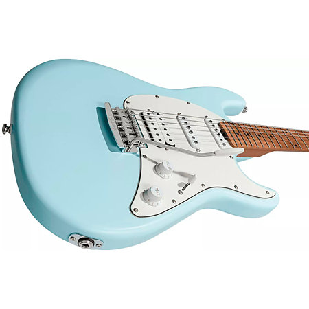 Cutlass CT50HSS Daphne Blue Satin Sterling by Music Man