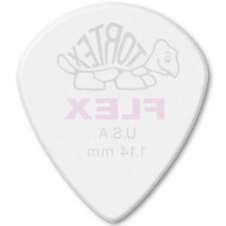 468P114 Tortex Flex Jazz III 1,14 mm Sachet de 12 Dunlop