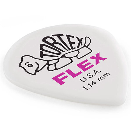 468P114 Tortex Flex Jazz III 1,14 mm Sachet de 12 Dunlop