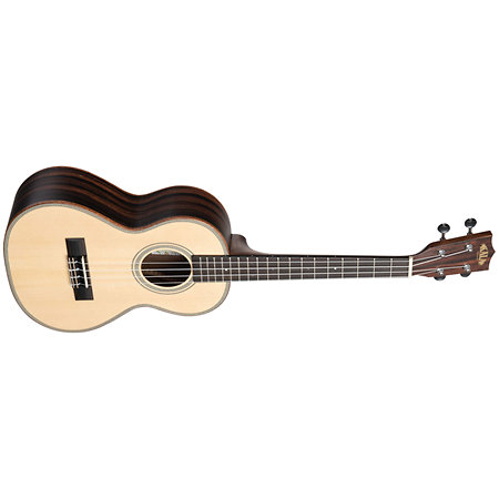 Kala Solid Spruce Top Ebony Tenor