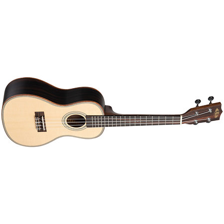 Kala Solid Spruce Top Ebony Concert
