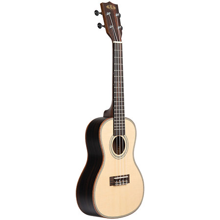 Solid Spruce Top Ebony Concert Kala