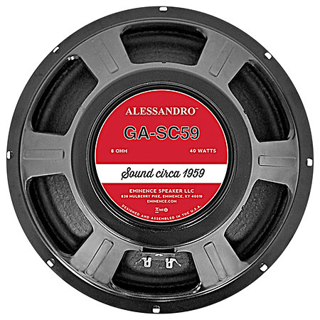 Eminence Signature GA-SC59 12" George Alessandro