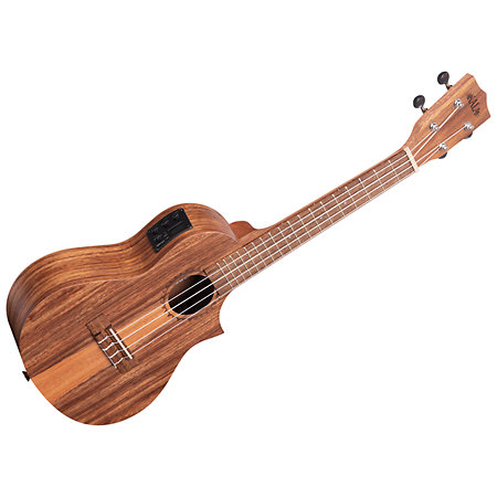 Kala Teak Tri-Top Concert Cutaway électro-acoustique
