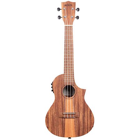 Teak Tri-Top Concert Cutaway électro-acoustique Kala