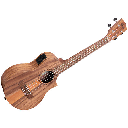 Kala Teak Tri-Top Tenor Cutaway électro-acoustique
