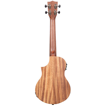 Teak Tri-Top Tenor Cutaway électro-acoustique Kala