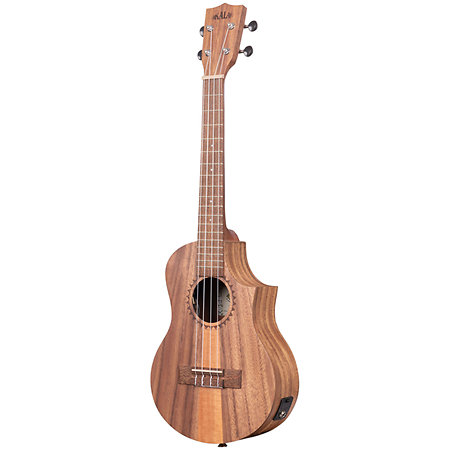 Teak Tri-Top Tenor Cutaway électro-acoustique Kala