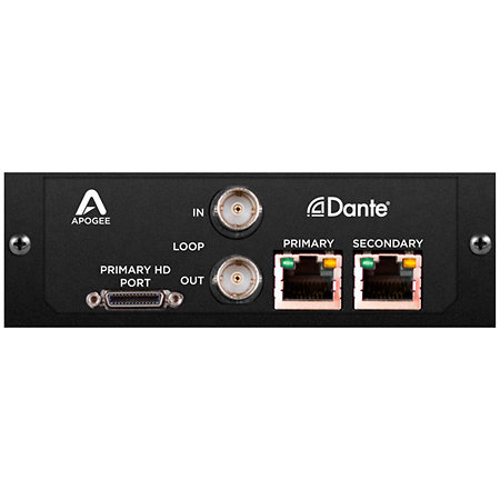 Apogee SYMPHONY I/O MKII DANTE CARD Carte Dante pour Symphony I/O MK II