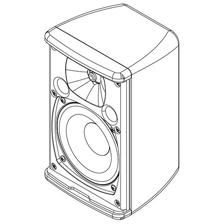 Adorn A40 White (la paire) Martin Audio