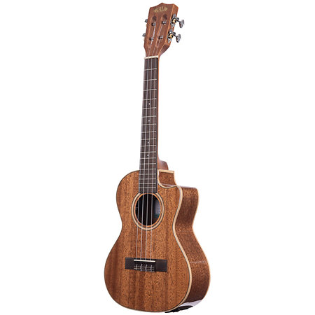 Gloss Solid Mahogany Tenor Cutaway électro-acoustique Kala
