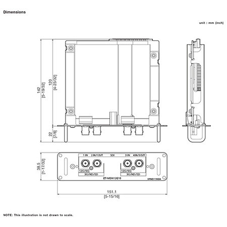 Carte d'entrée ET-MDN12G10 Panasonic