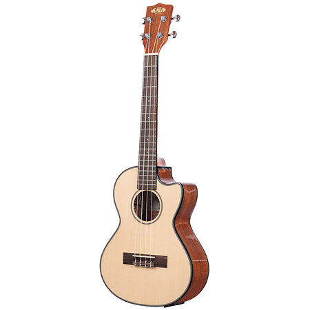 Solid Spruce Top Mahogany Tenor Cutaway électro-acoustique Kala