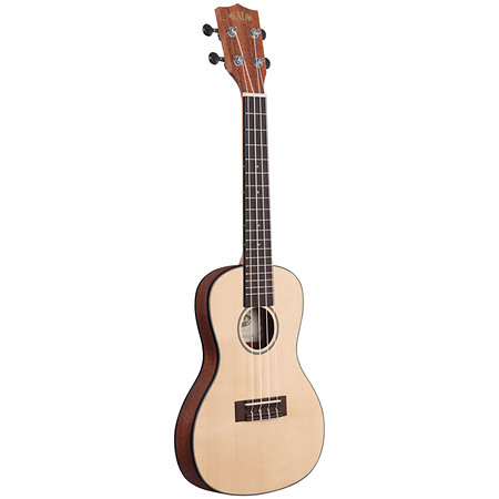 Solid Spruce Top Mahogany Travel Concert + housse Kala