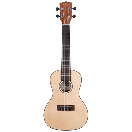 Solid Spruce Top Mahogany Travel Concert + housse Kala