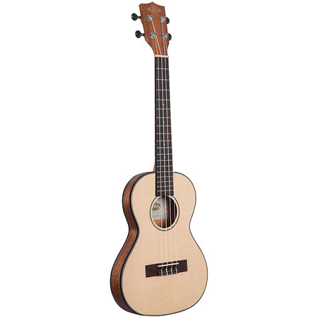 Solid Spruce Top Mahogany Travel Tenor + housse Kala