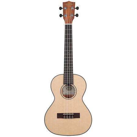 Solid Spruce Top Mahogany Travel Tenor + housse Kala