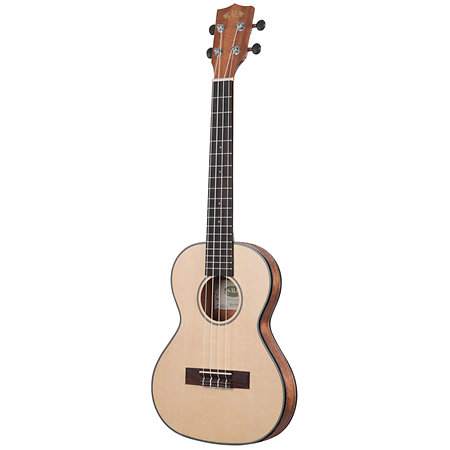 Solid Spruce Top Mahogany Travel Tenor + housse Kala