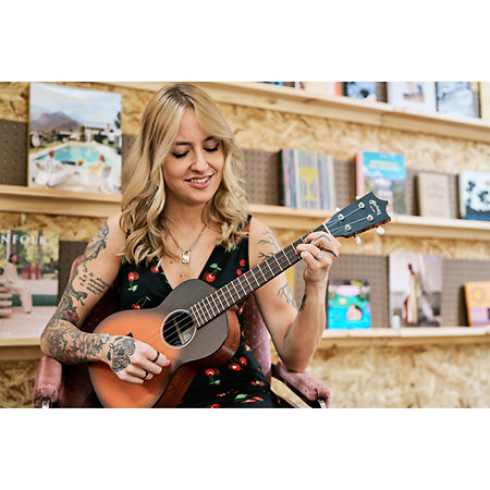 Martin Guitars 0X Tenor Uke Sunset Left Handed + Housse Gaucher