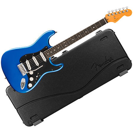 Fender American Ultra II Stratocaster SSS EB Noble Blue + Etui