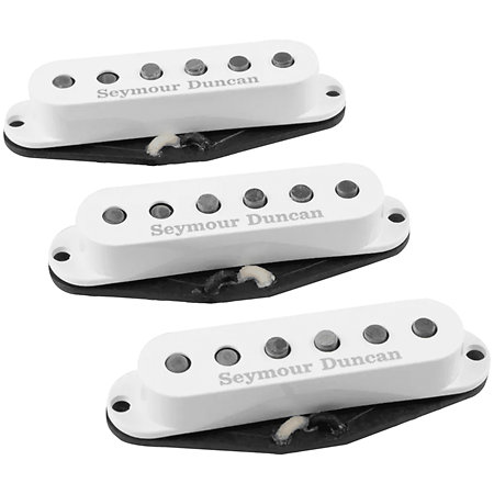 Seymour Duncan Vintage Staggered Strat Set Neck/Middle/Bridge White Gaucher