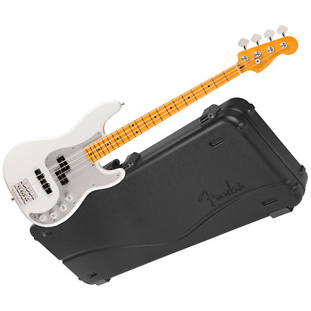 American Ultra II Precision Bass MN Avalanche + Etui Fender