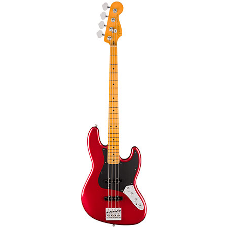 American Ultra II Jazz Bass MN Sinister Red + étui Fender