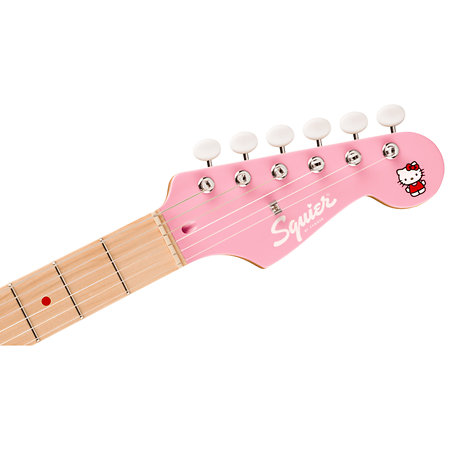 Limited Edition 50th Anniversary Hello Kitty Stratocaster MN Pink + Housse Squier by FENDER