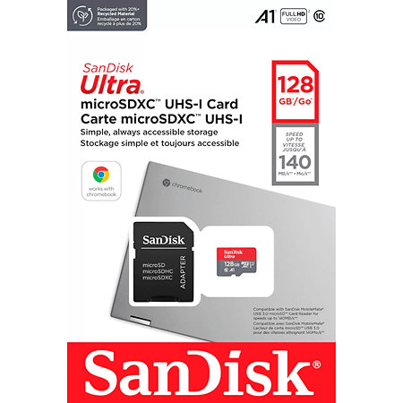 MicroSDXC 128Go Sandisk