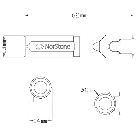 Jura Spade Connector (lot de 4) NorStone
