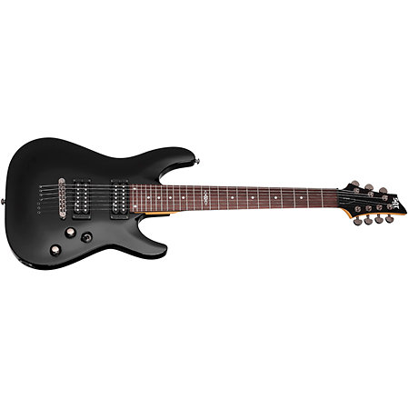 SGR C 7 Midnight Satin Black Schecter