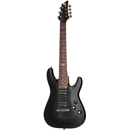 SGR C 7 Midnight Satin Black Schecter
