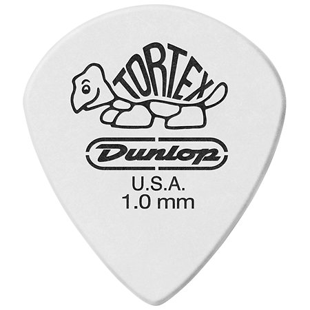 478P100 Tortex White Jazz III 1,00 mm Sachet de 12 Dunlop