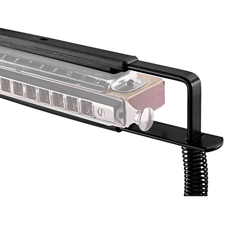 16416 Support harmonica noir K&M