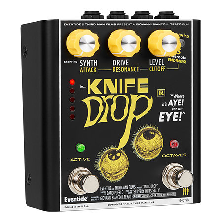 Knife Drop Jack White OctaFuzz + synth Eventide