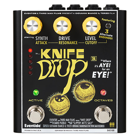 Knife Drop Jack White OctaFuzz + synth Eventide