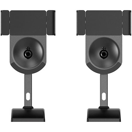 Bookshelves Wall Mount Noir (la paire) NorStone