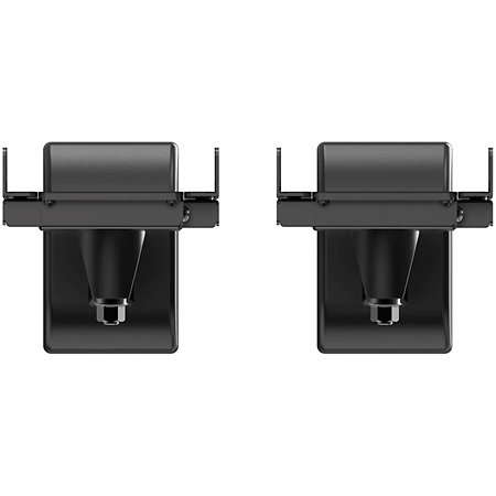 Bookshelves Wall Mount Noir (la paire) NorStone