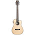 Solid Spruce Top Ebony Baritone Cutaway Kala